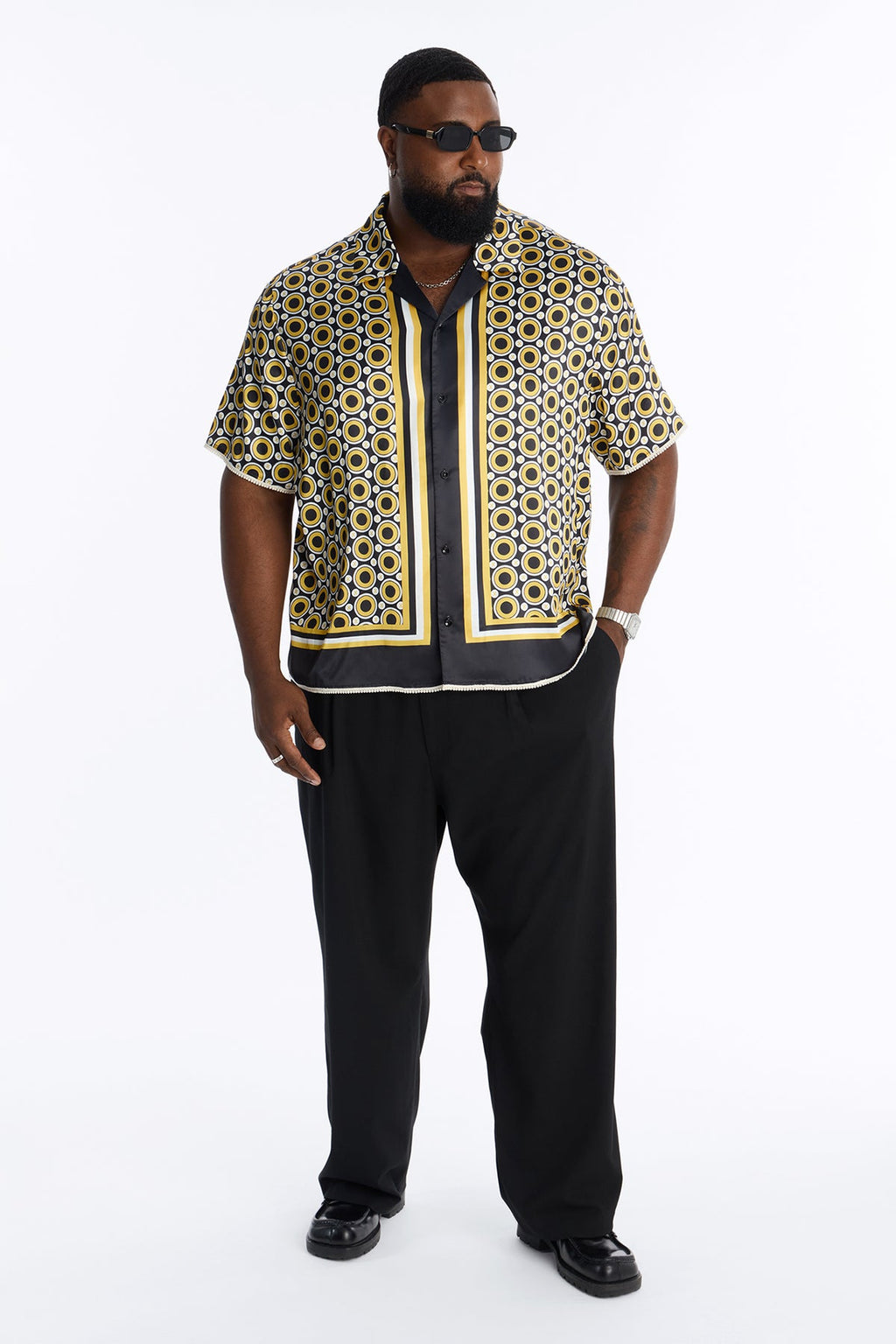 Relaxed Coded Luxe Button Up Shirt