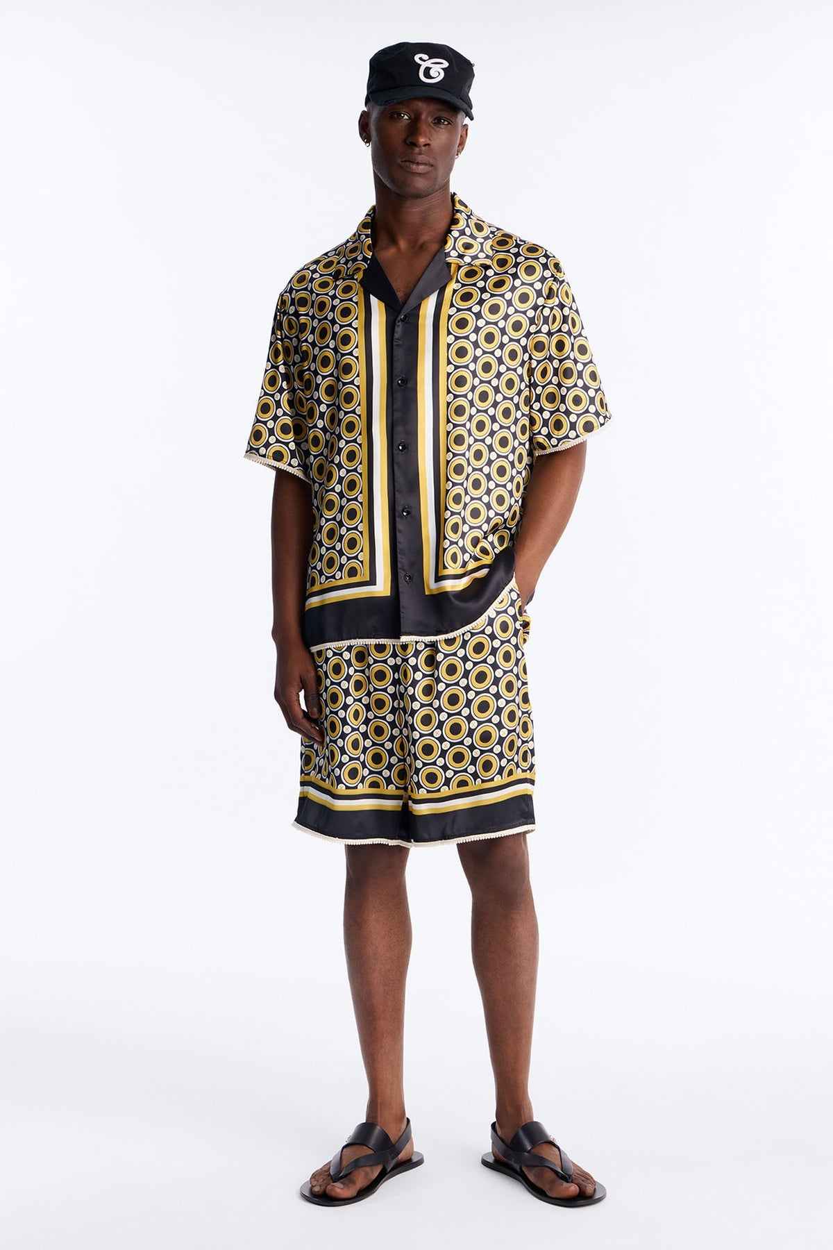 Relaxed Coded Luxe Button Up Shirt