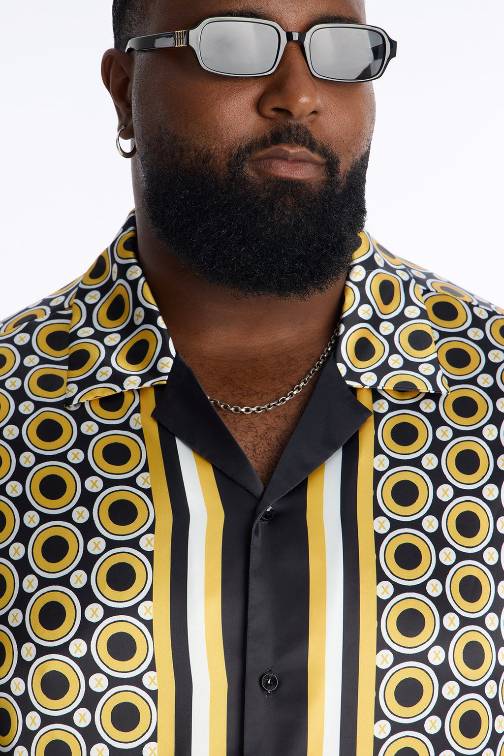 Relaxed Coded Luxe Button Up Shirt