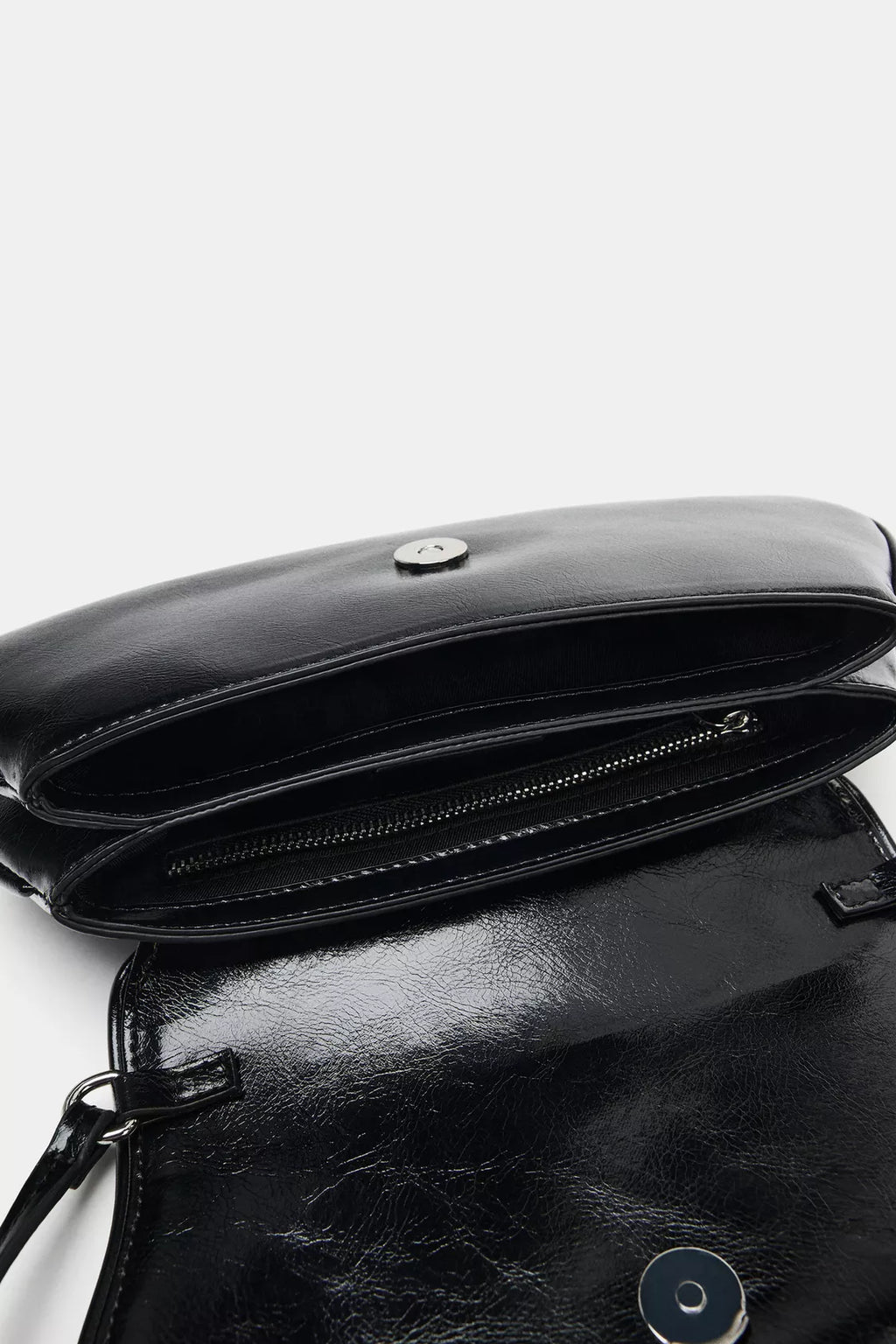 ZARA FLAP SHOULDER BAG