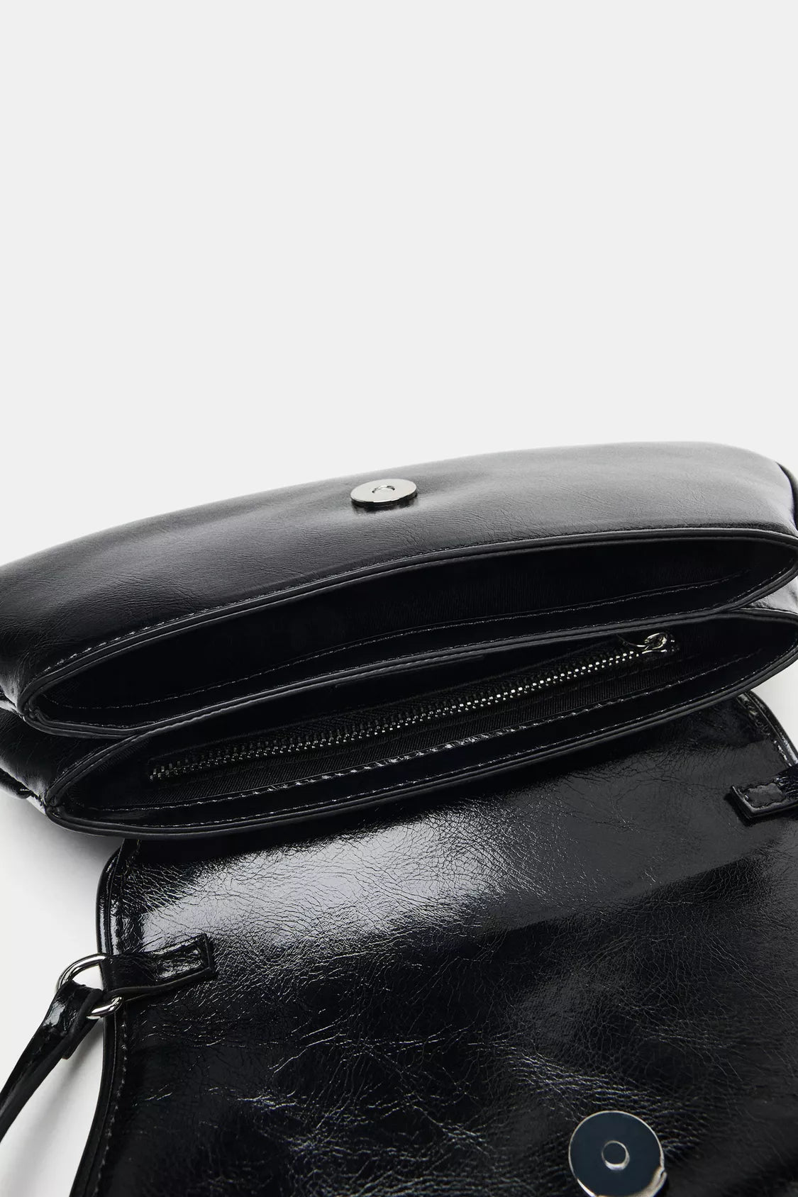 ZARA FLAP SHOULDER BAG