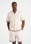 MANIERE DE VOIR - Juan in Cream - Baroque Resort Shirt