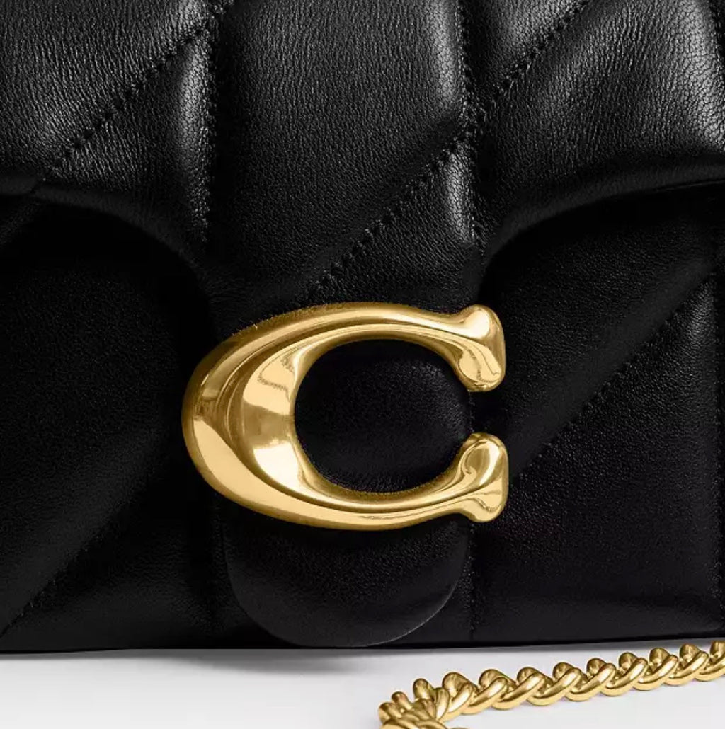 Coach Tabby Chain Crossbody Bag 19 With Quilting
