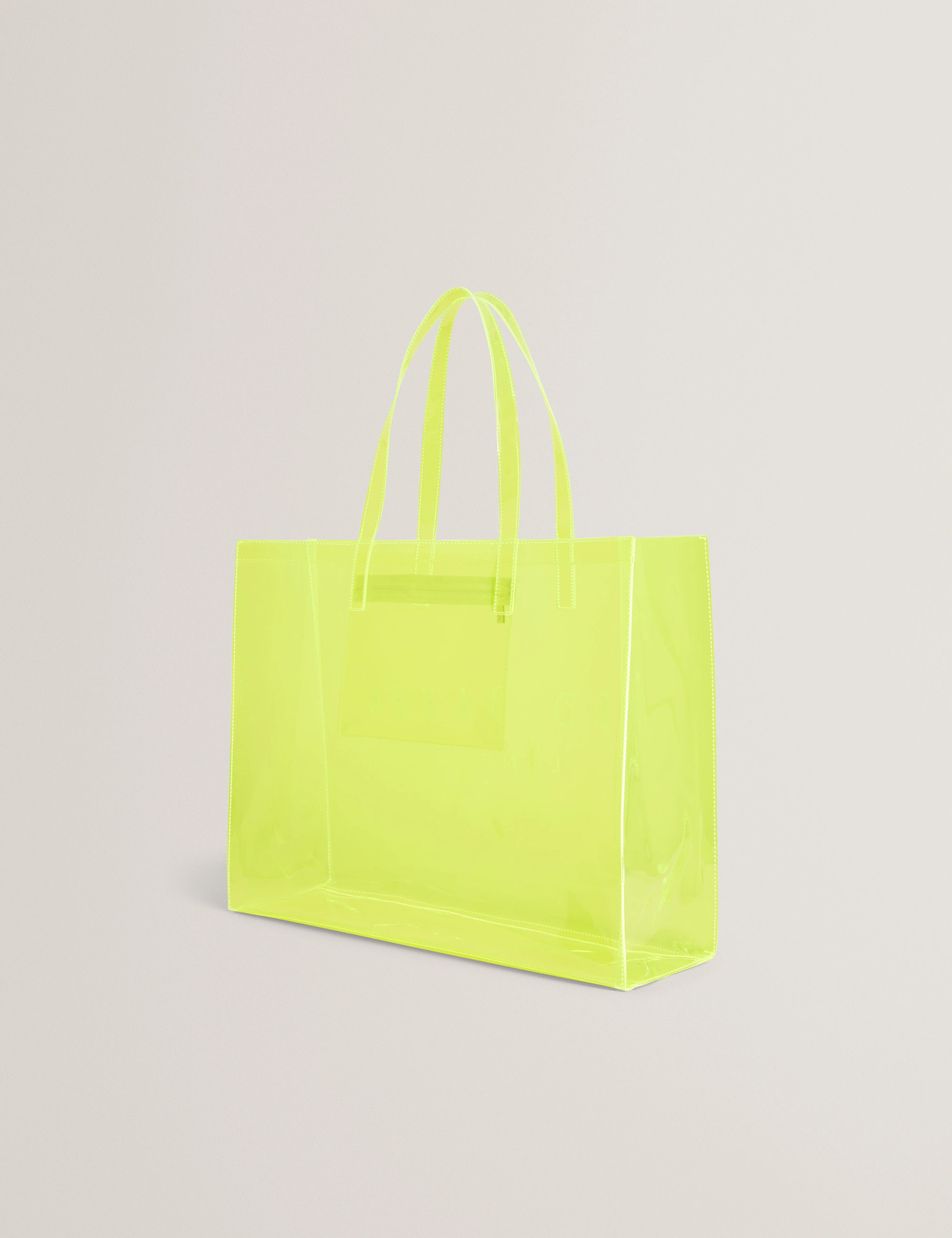 TED BAKER - SHEAKON
Wide Neon Clear Vinyl Icon Tote Bag