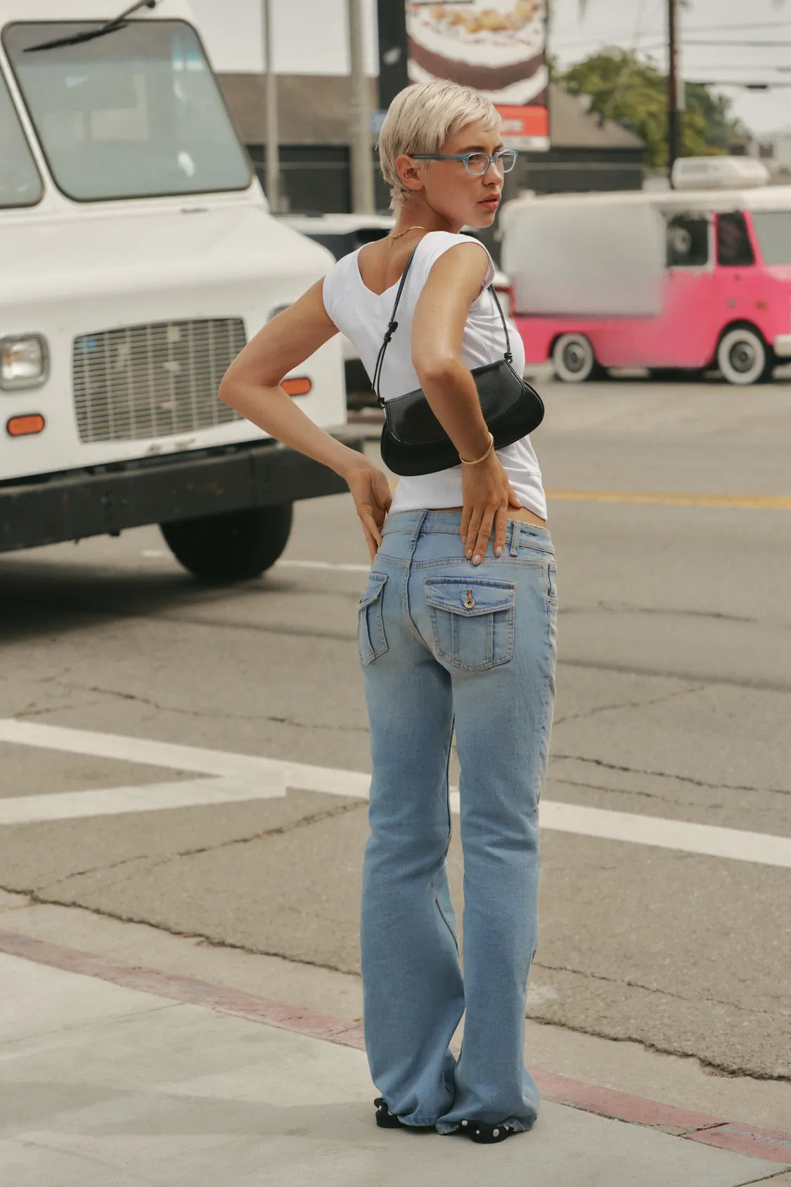 ZARA FLAP SHOULDER BAG