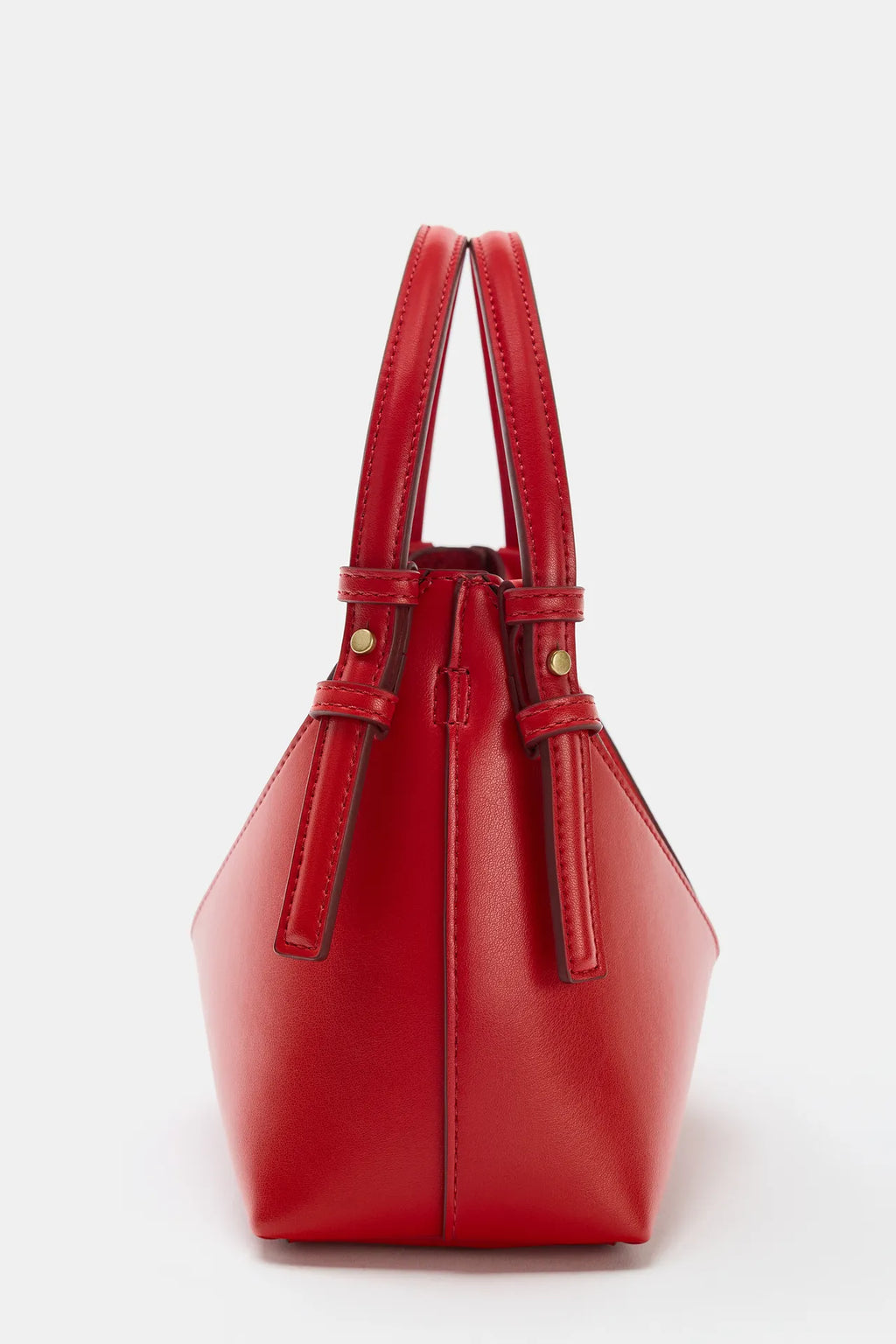 ZARA MINI BUCKET BAG WITH TOPSTITCHING