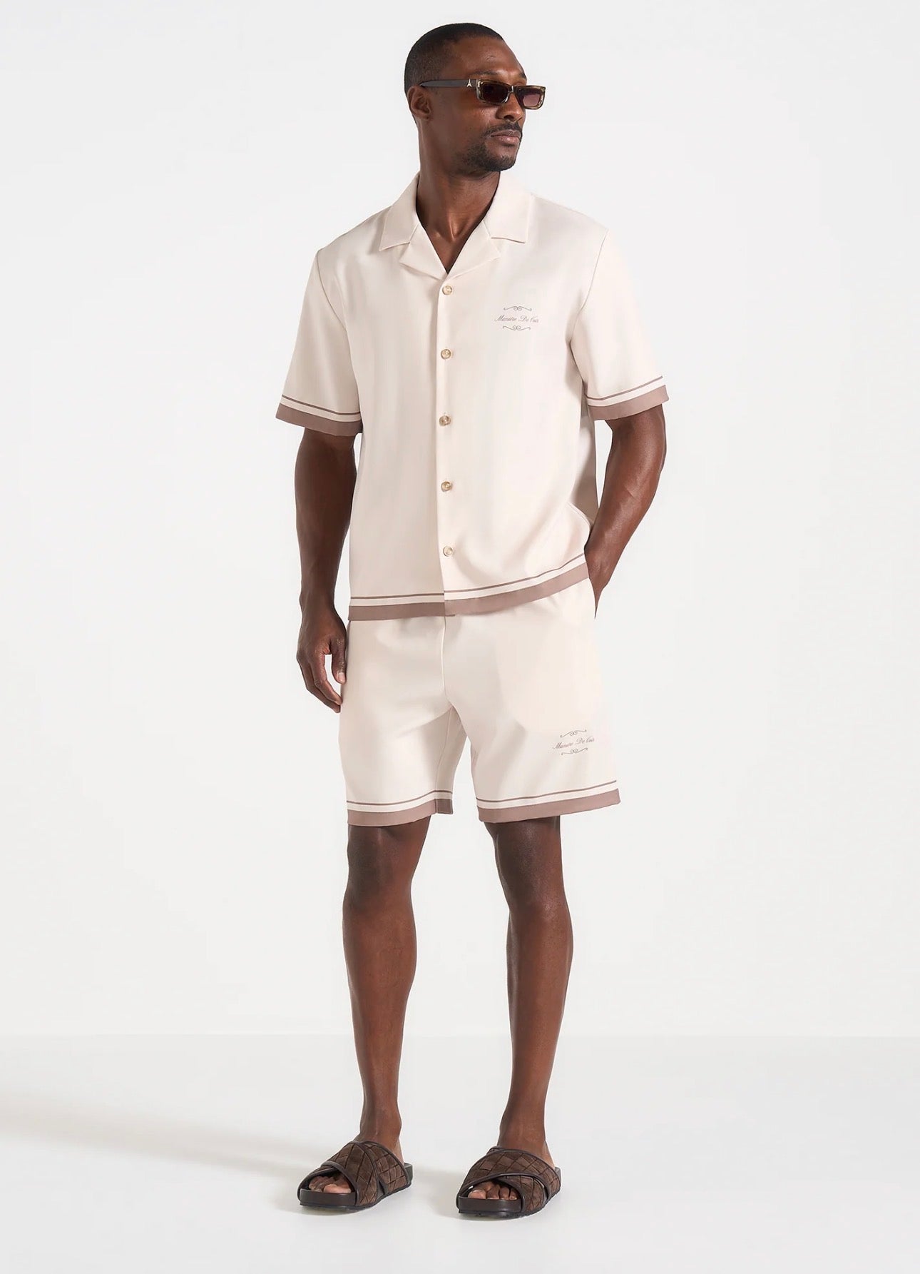 MANIERE DE VOIR - Juan in Cream - Baroque Resort Short