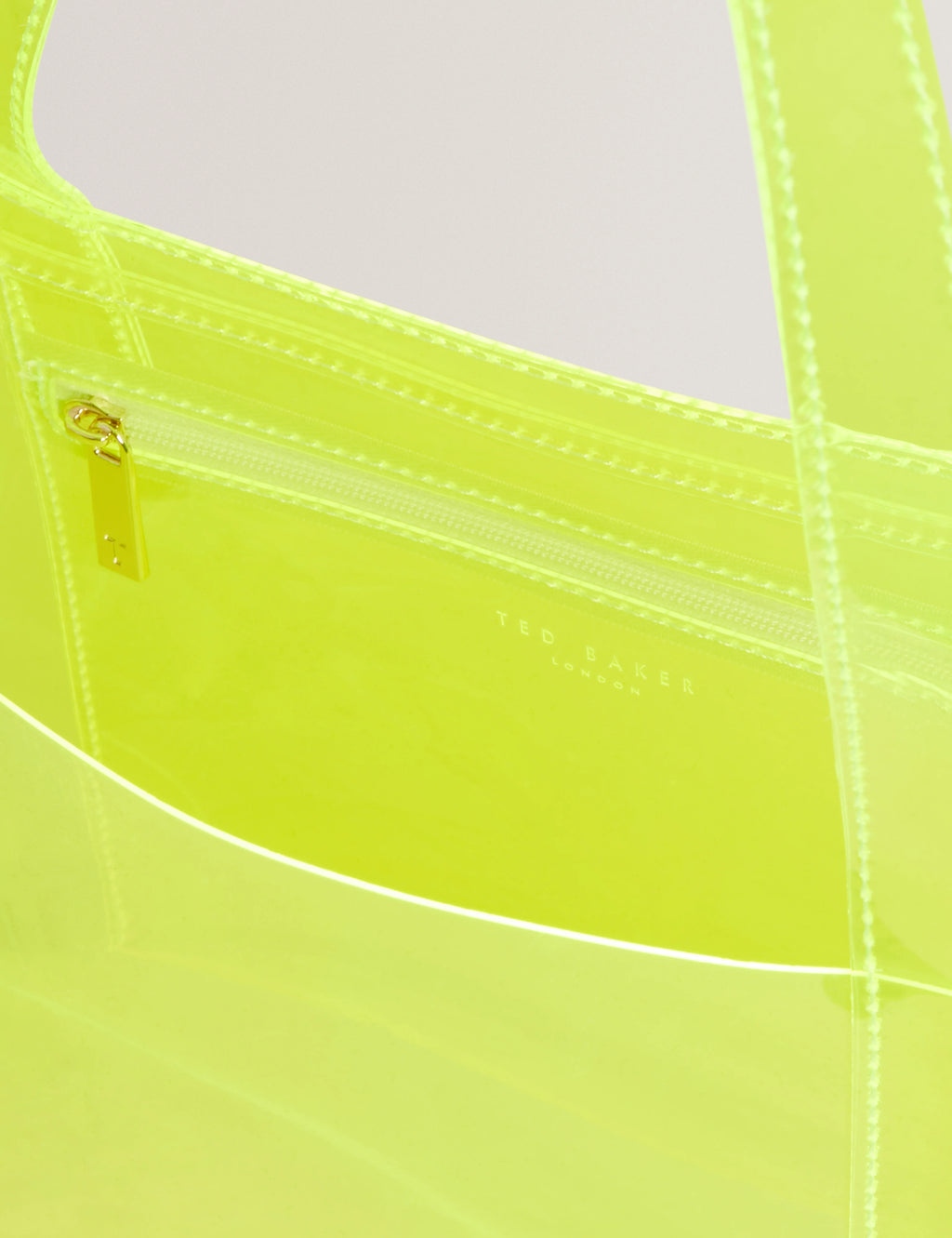 TED BAKER - SHEAKON
Wide Neon Clear Vinyl Icon Tote Bag