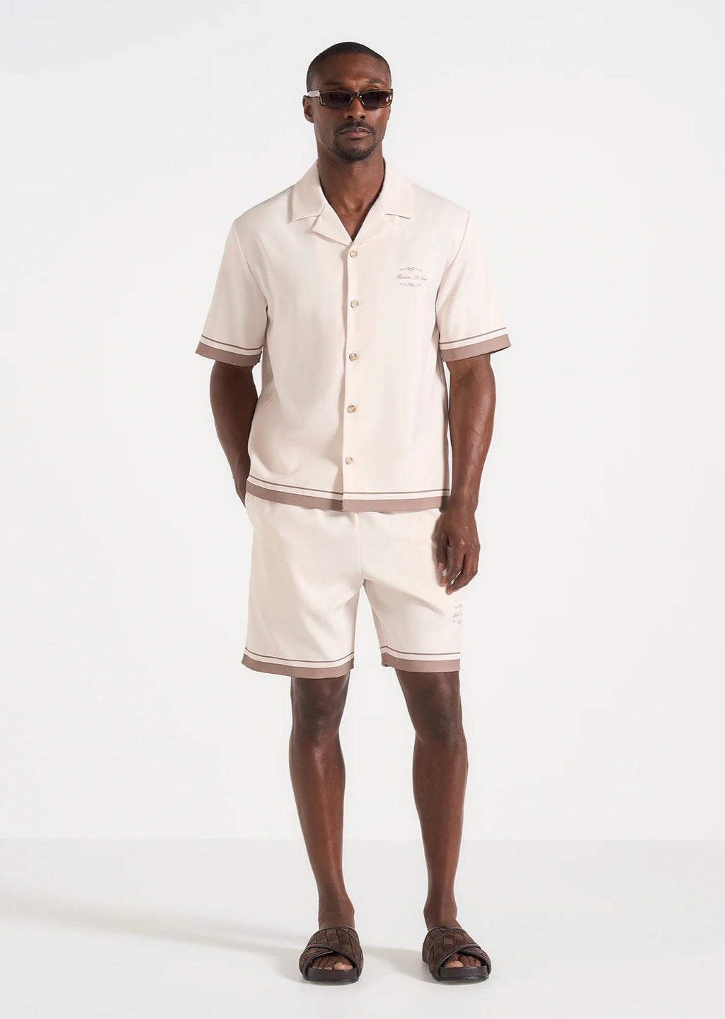 MANIERE DE VOIR - Juan in Cream - Baroque Resort Shirt