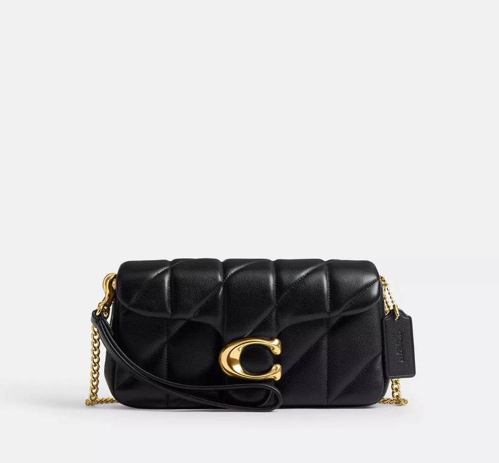 Coach Tabby Chain Crossbody Bag 19 With Quilting