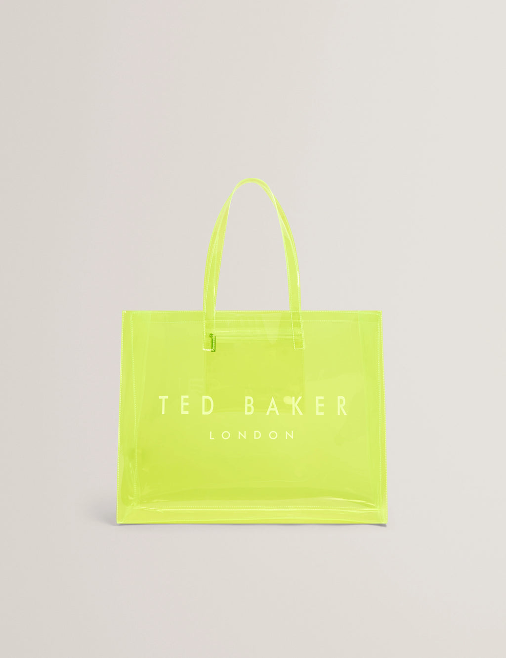 TED BAKER - SHEAKON
Wide Neon Clear Vinyl Icon Tote Bag