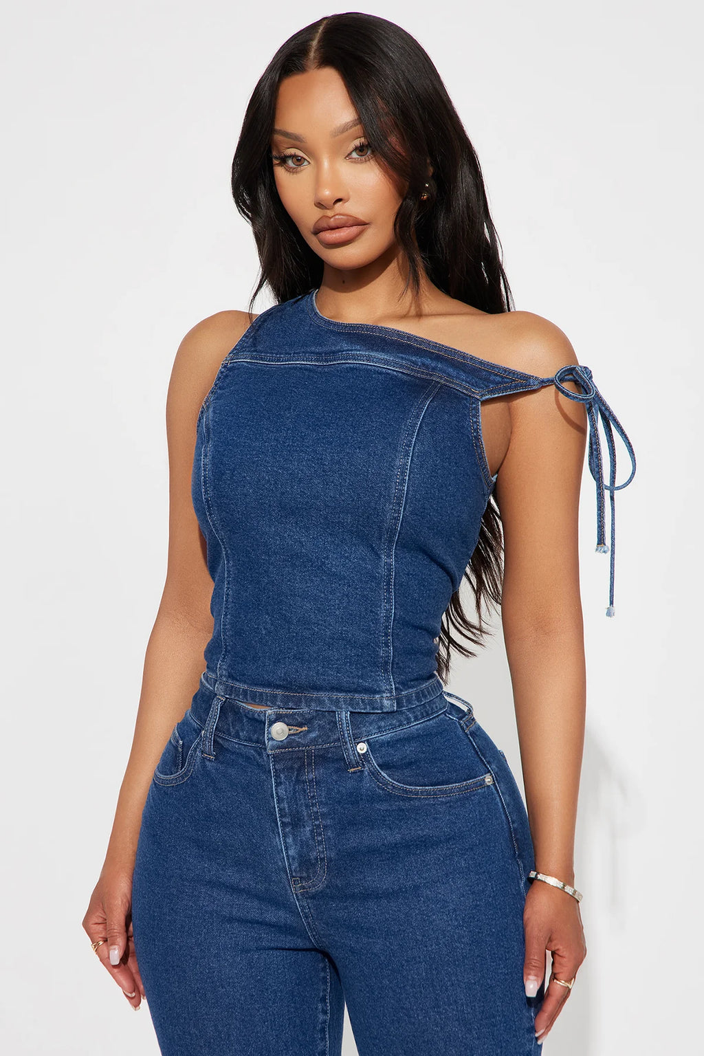 Chloe Denim Capri Set