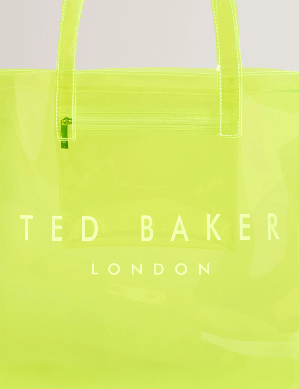 TED BAKER - SHEICON
Large Neon Clear Vinyl Icon Tote Bag