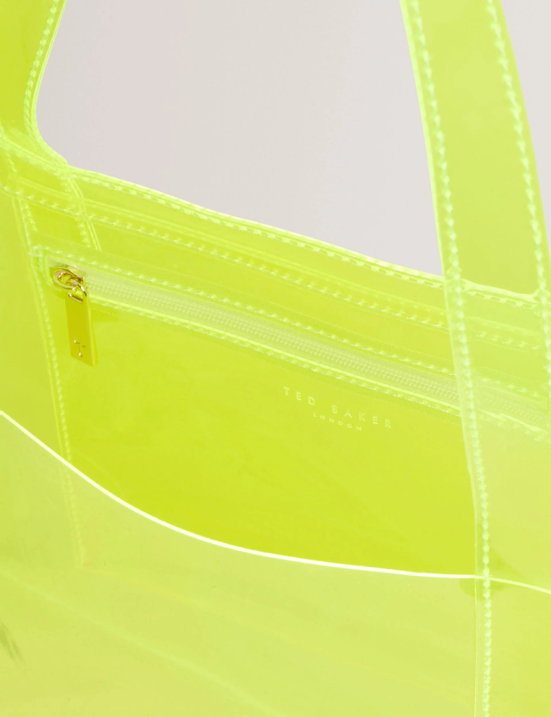 TED BAKER - SHEICON
Large Neon Clear Vinyl Icon Tote Bag