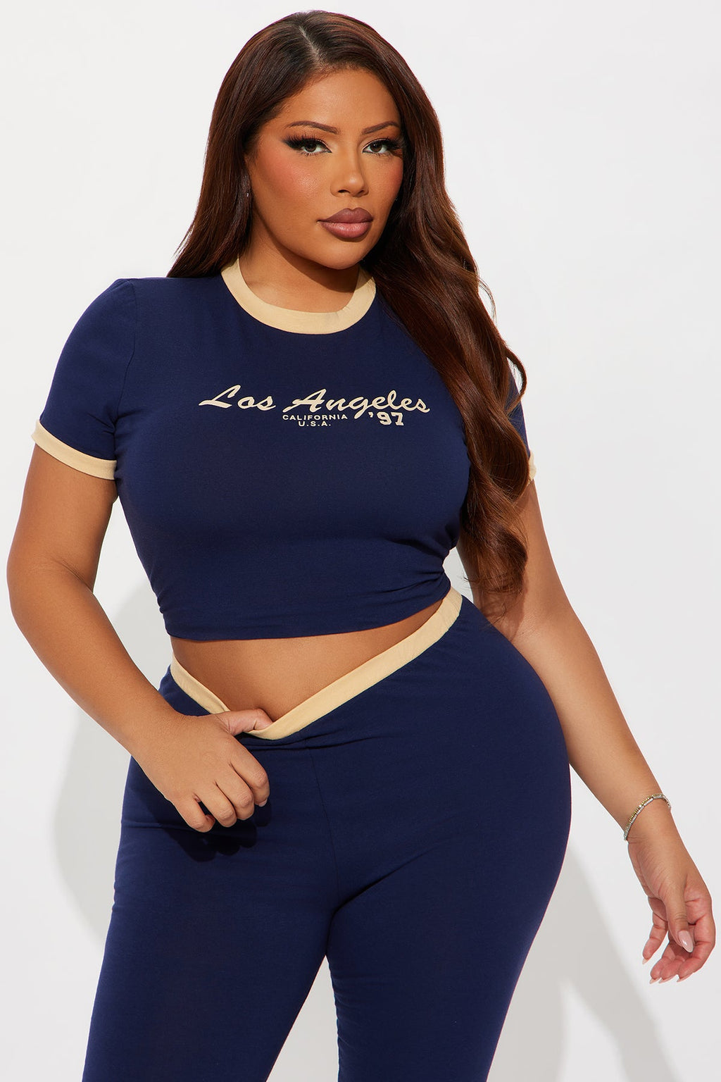 Los Angeles 97' Capri Set - Blue/combo