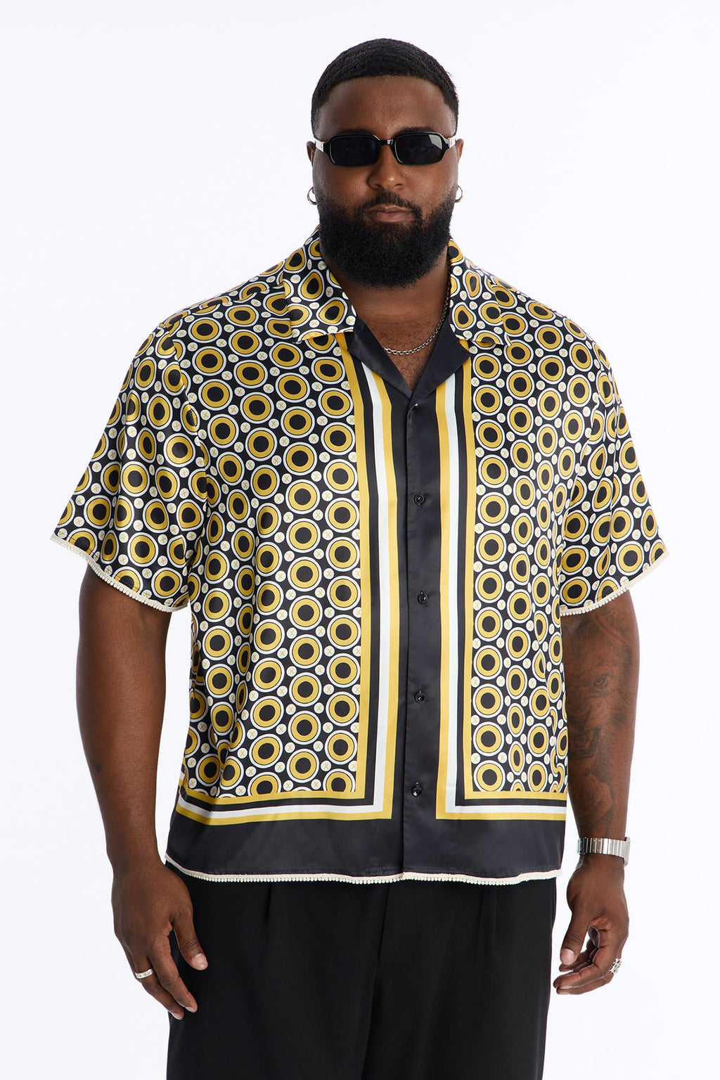 Relaxed Coded Luxe Button Up Shirt