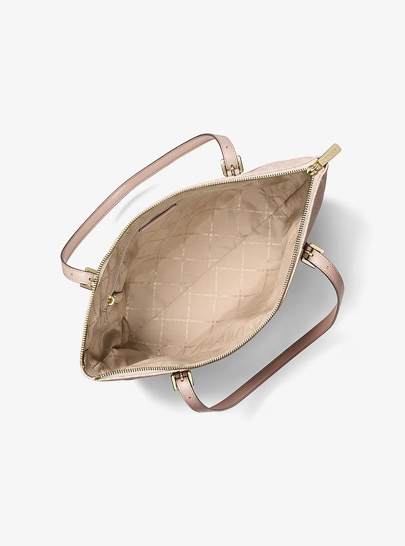 MICHAEL KORS - Charlotte Medium Signature Logo Top-Zip Tote Bag