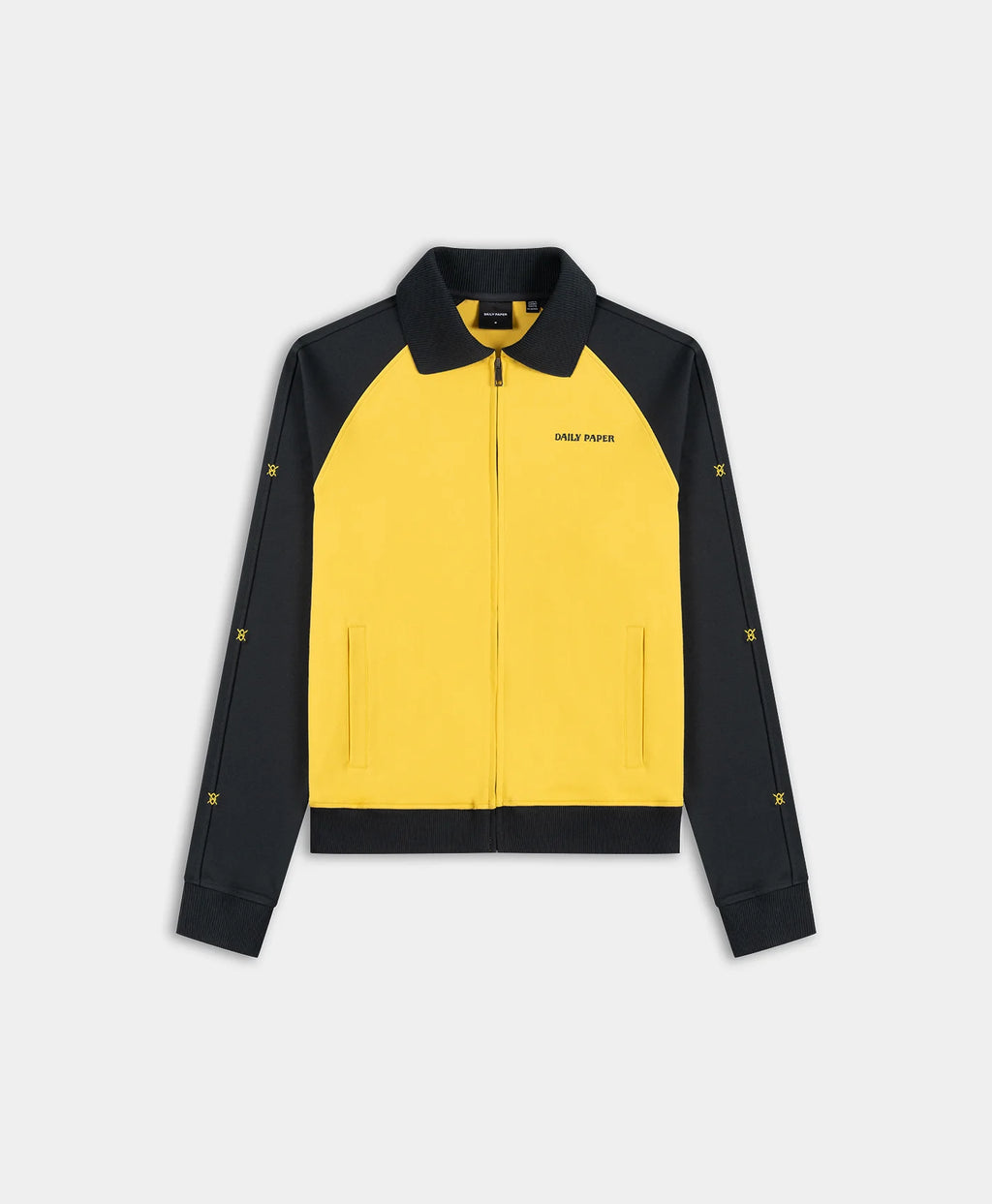 Daily Paper Grey Dias Stacked Colour Blocking Track Jacket